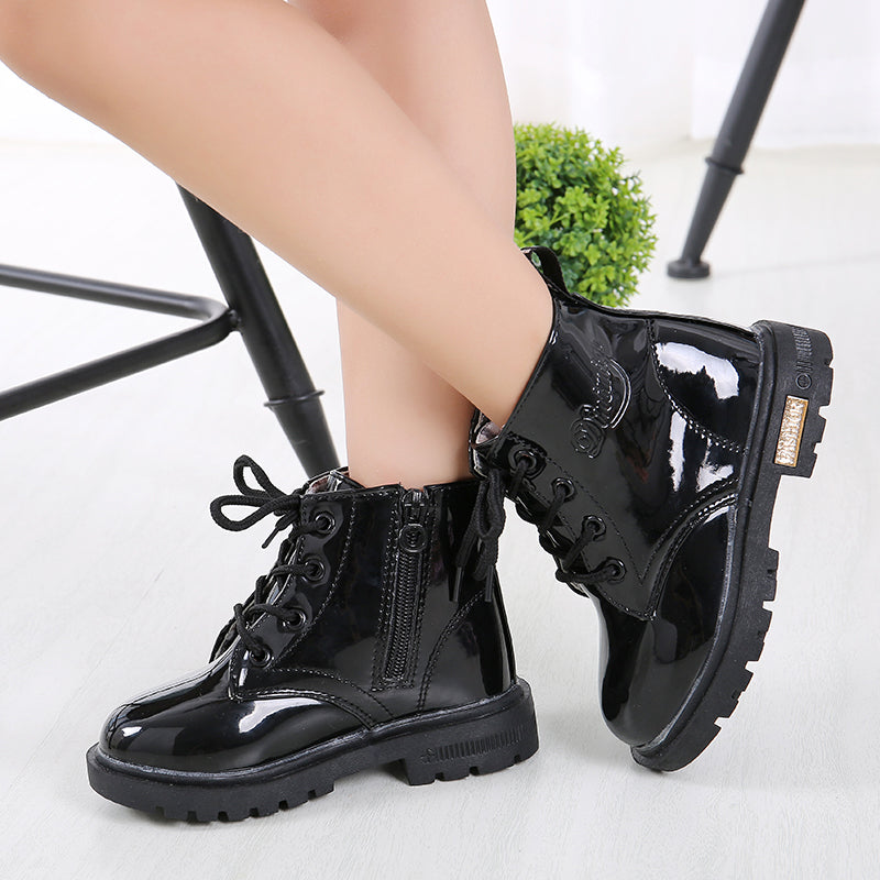 Children Shoes Snow Boots for Kids Boys Girls PU Leather Winter Shoes The Clothing Company Sydney