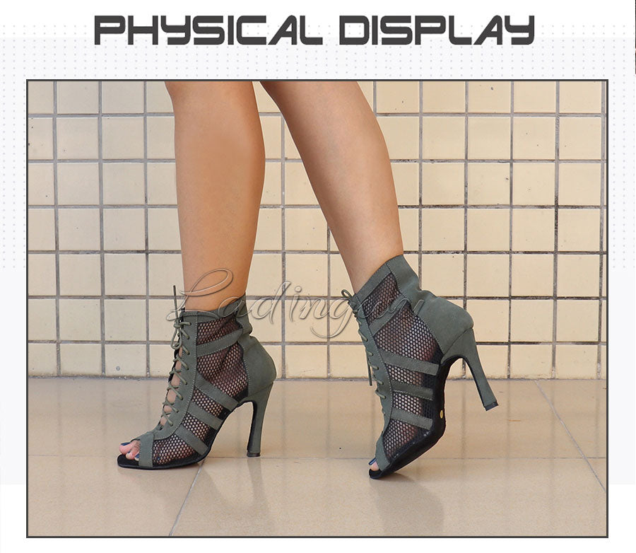 Army Green Suede Latin Dance Boots Ladies Salsa Tango Indoor Sports Ballroom Dance Shoes The Clothing Company Sydney