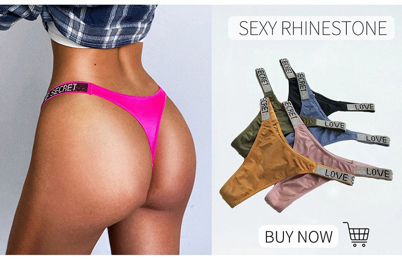 Thong Women Underwear Briefs Seamless Panties Zebra Flower Low Rise Luxury Metal Buckle G String Bikini Female Panty The Clothing Company Sydney