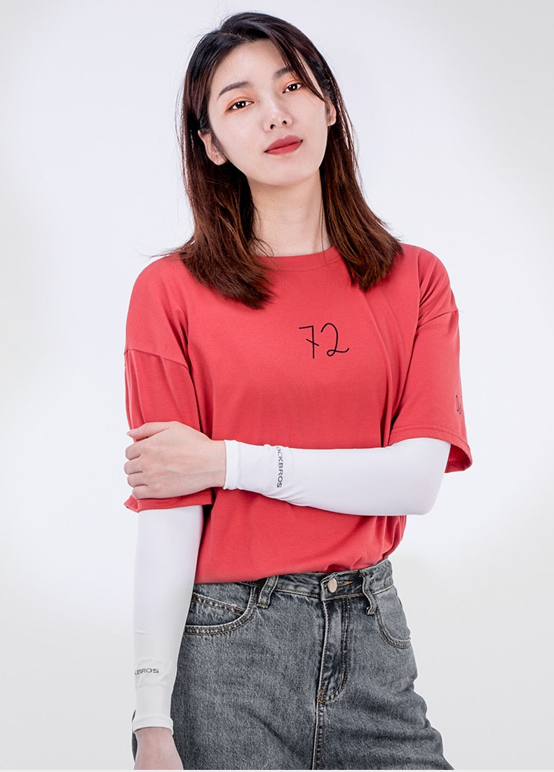 Ice Fabric Running Arm Warmers UV Protect Arm Sleeves Basketball Camping Riding Cycling Outdoors Sports Wear Protective Gear The Clothing Company Sydney