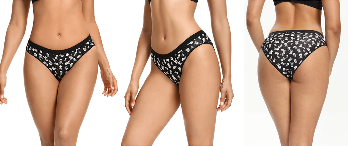 Black Lingerie Women´s Cotton Panties Underwear Briefs Soft Underpants Plus Size High Waist The Clothing Company Sydney