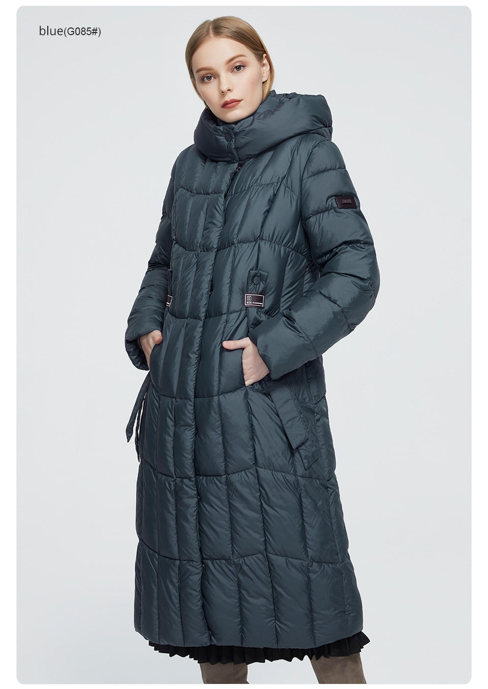 Winter Women's coat women long warm parka Plaid fashion thick Jacket hooded large sizes female Jacket The Clothing Company Sydney