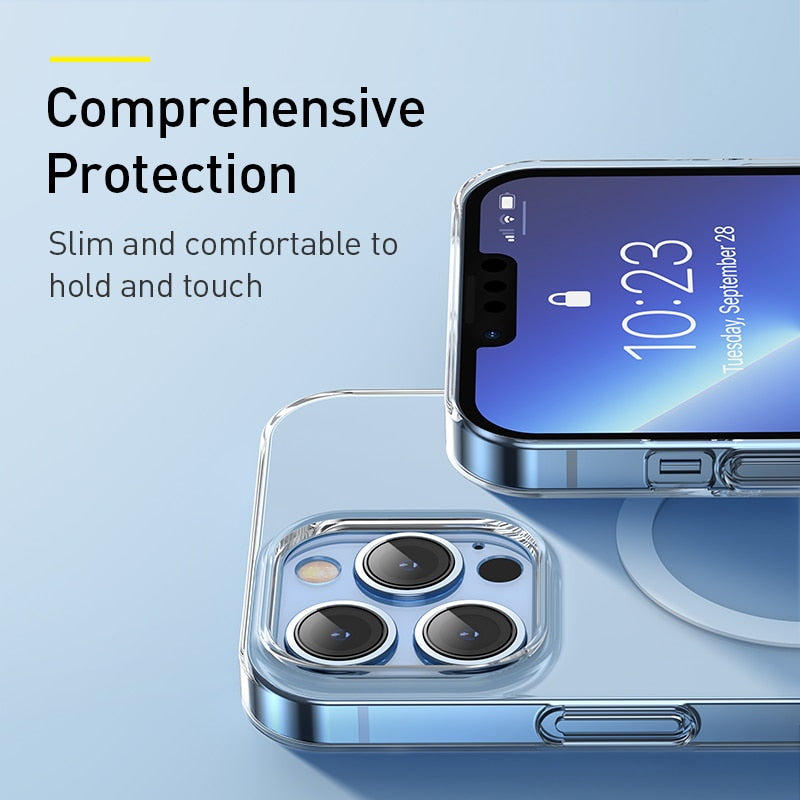 Transparent Magnetic Phone Case for iPhone 13 Pro Max 13pro Wireless Charging Cover iPhone 12 12 Pro Max Magnet Case The Clothing Company Sydney