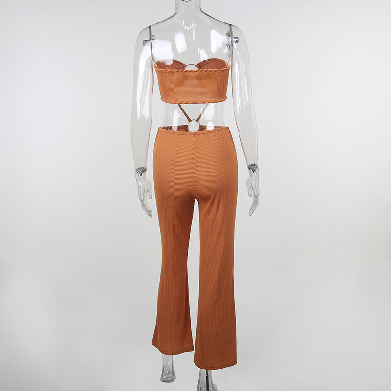 Bandage Cut Out Sexy Backless Elegant Strapless Jumpsuits Women Club Party Rompers Sleeveless One Piece Overalls The Clothing Company Sydney