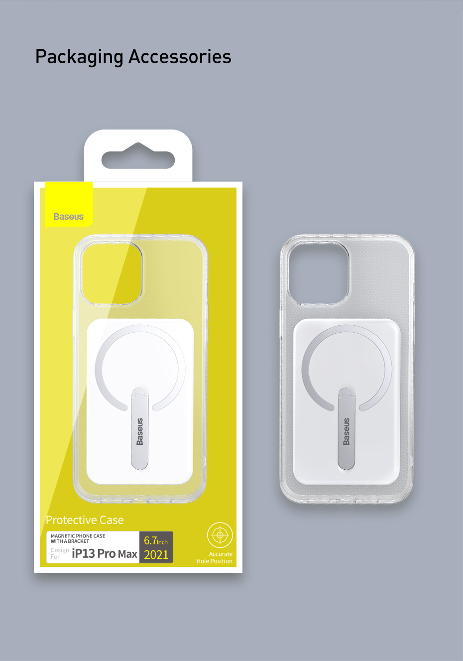 Magnetic Phone Case For iPhone 13 Pro Max Case Transparent Bracket Case Phone Covers for iPhone 13 Pro Magnet Back Cover The Clothing Company Sydney