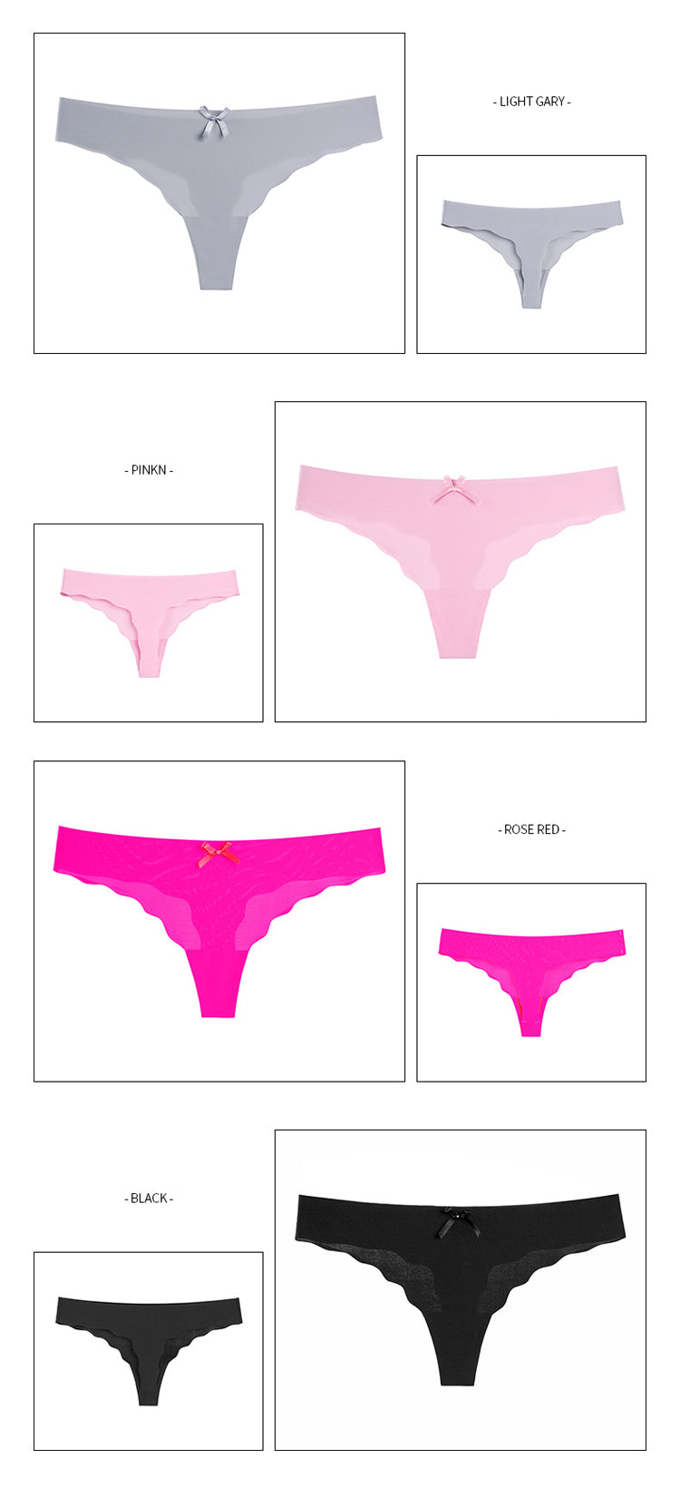 3 pack Seamless Panty Set Underwear Comfort Intimates Fashion Ladies Low-Rise Briefs Panties Lingerie The Clothing Company Sydney