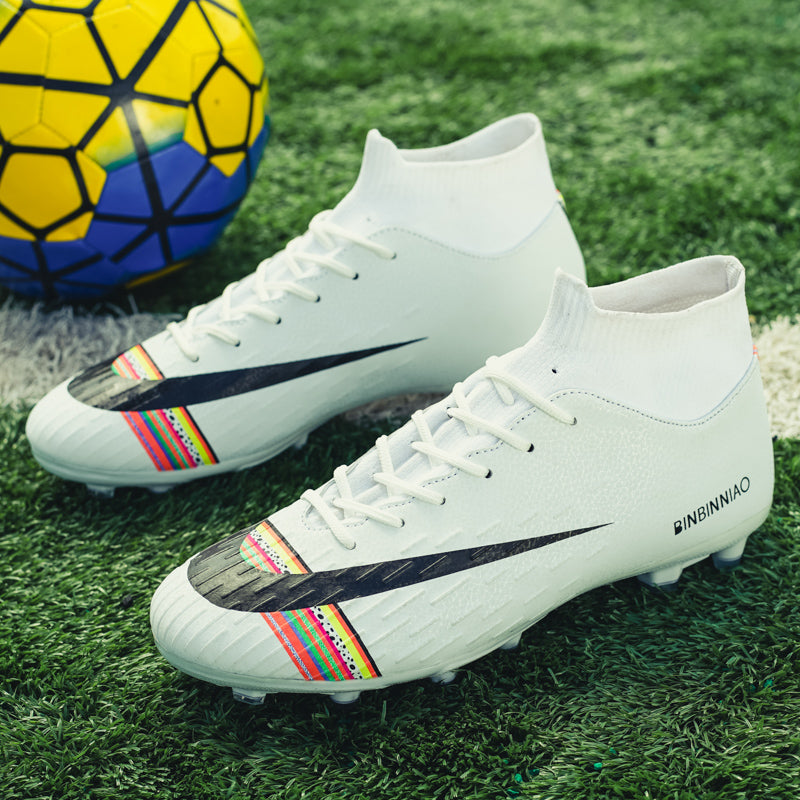 Outdoor Men Women Girls Boys Soccer Shoes Football Boots High Ankle Kids Cleats Training Sport Sneakers The Clothing Company Sydney