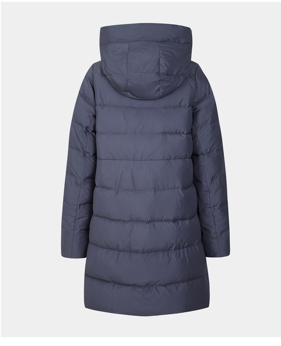 Long Puffer Winter Down Jacket Women's Thick Coat Women Hooded Parka Warm Brand Cotton Blend Jackets The Clothing Company Sydney