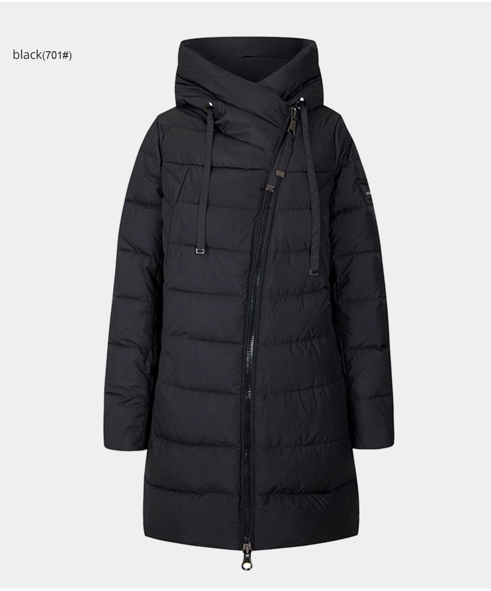 Long Puffer Winter Down Jacket Women's Thick Coat Women Hooded Parka Warm Brand Cotton Blend Jackets The Clothing Company Sydney