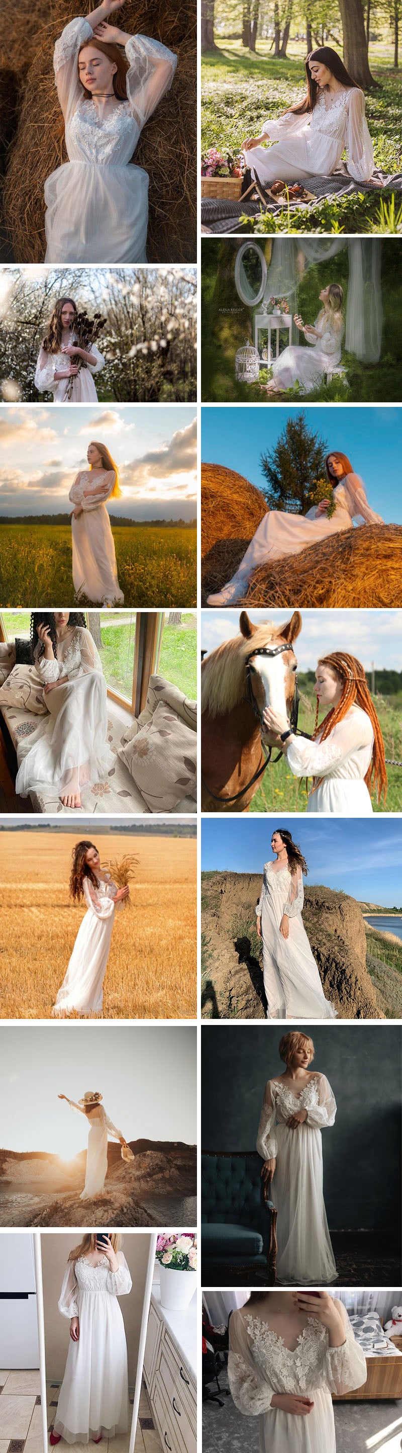 Summer Long Tulle Dress Long Sleeve Embroidery Wedding Vocation White Lace Maxi Tunic Beach Dress The Clothing Company Sydney