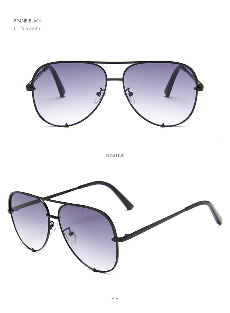 Classic Metal Aviation Sunglasses Women Fashion Alloy Pilot Sun Glasses Men Gradient Lens Driving Shades Ladies UV400 The Clothing Company Sydney