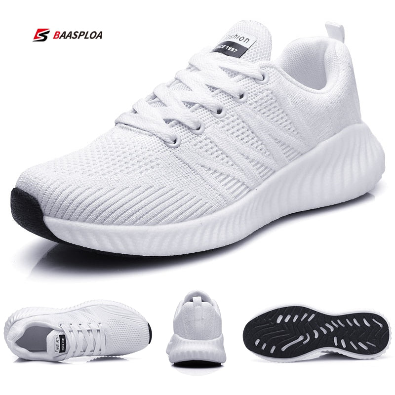 Brand Lace-up Shoes Non-Slip Wear-Resistant Soft Running Shoes Tennis Big Size Breathable Sports Sneakers For Women The Clothing Company Sydney