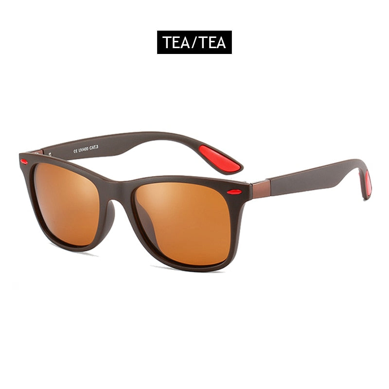 Polarized Sunglasses Men Women Classic Square Plastic Driving Sun Glasses Fashion Black Shades UV400 The Clothing Company Sydney
