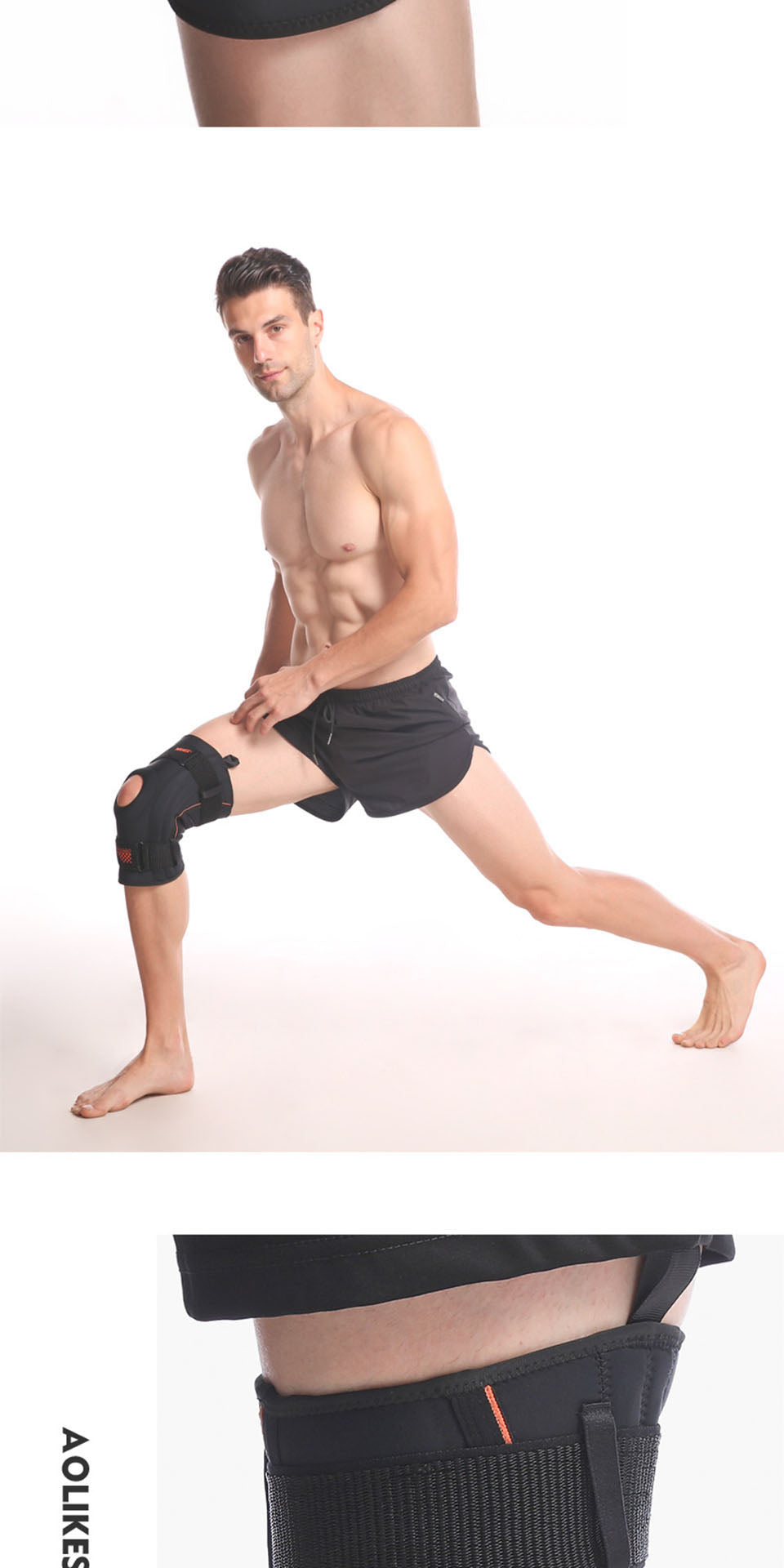 Spring Support Running Knee Pads Basketball Hiking Compression Shock Absorption Breathable Meniscus Knee Protector The Clothing Company Sydney