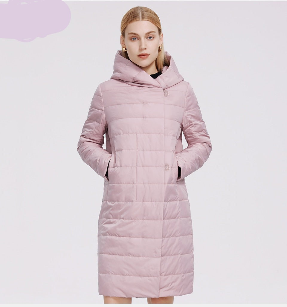 Women's Jacket Windproof Coat Mid Length Reversible Slider Quality Filling Parka The Clothing Company Sydney