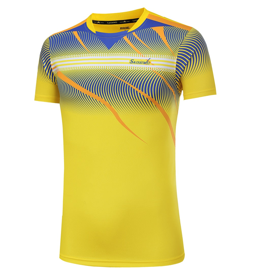 Badminton Volleyball Sportswear Golf Tennis shirt Men sports Table Tennis Shirts tennis clothes Quick dry Running Exercise training shirt The Clothing Company Sydney