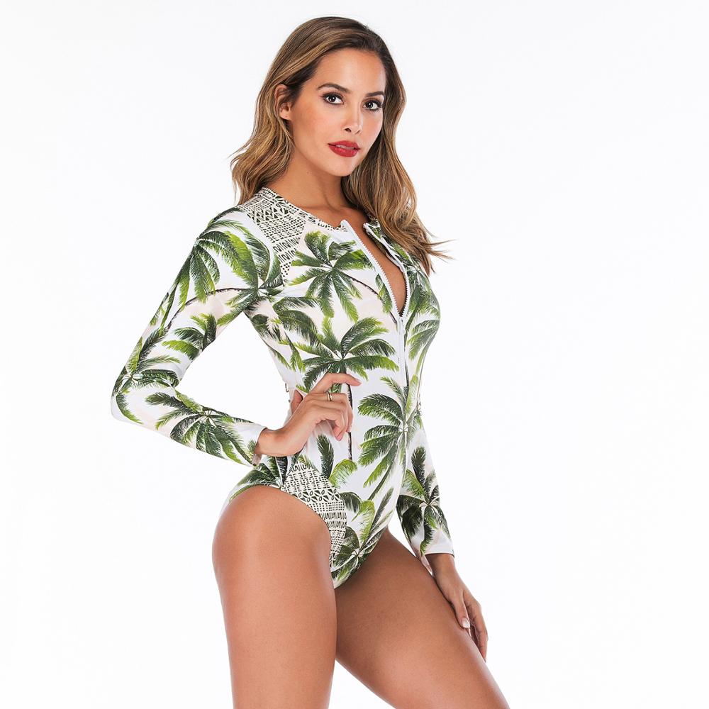 Rashguard One Piece Swimsuit Swimwear Women Long Sleeve Swimwear Monokini Swimsuit Bodysuit Bathing Suit Surfing Jumpsuit The Clothing Company Sydney