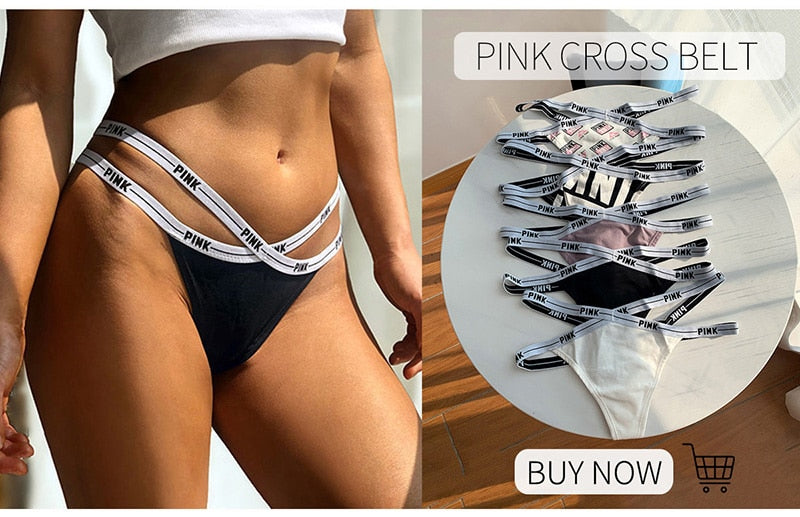 Thong Women Underwear Briefs Seamless Panties Zebra Flower Low Rise Luxury Metal Buckle G String Bikini Female Panty The Clothing Company Sydney