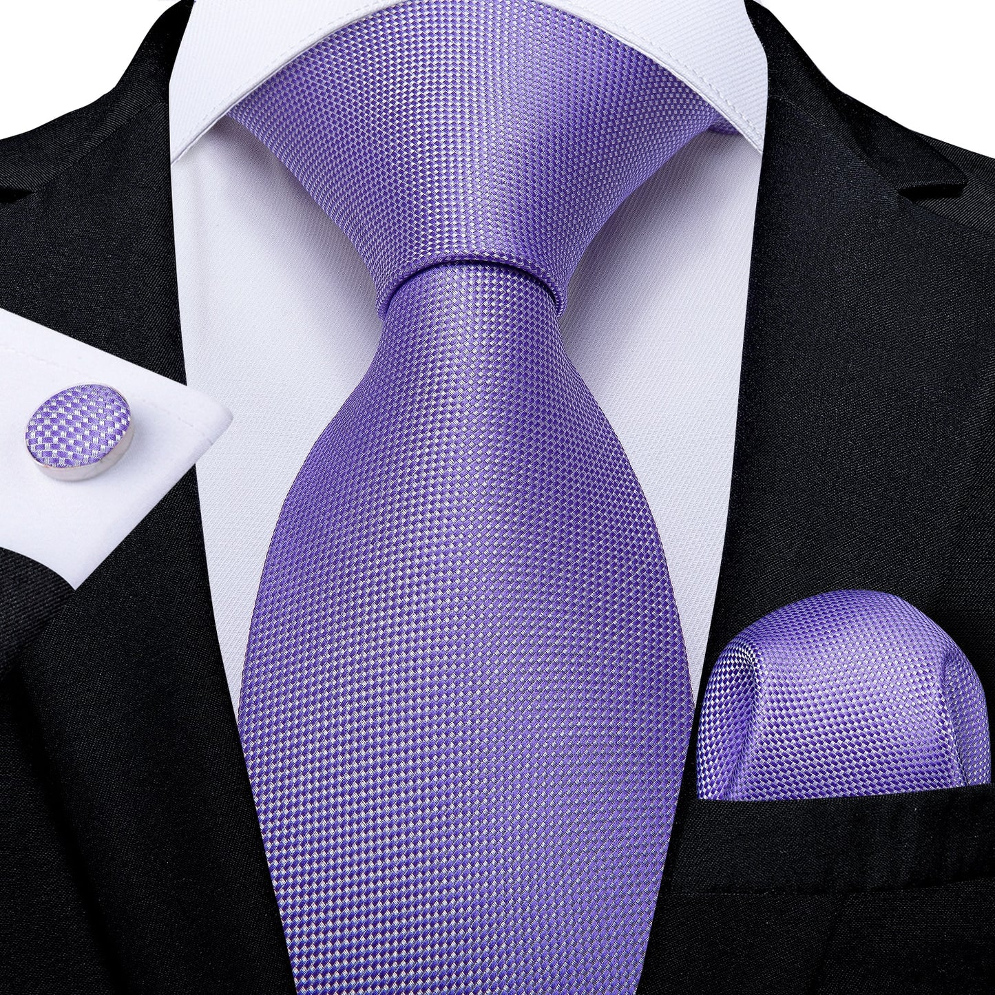 Men Purple Floral Paisley Necktie Business Formal 100% Silk Tie Pocket Square Set For Wedding Party The Clothing Company Sydney