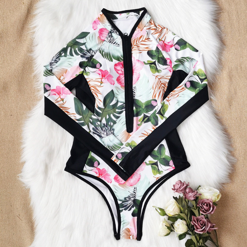 Rashguard Swimwear One Piece Swimsuit Surfing Swimwear Swimming Suit Beach Wear Surf Bodysuit Rash Guard Monokini The Clothing Company Sydney