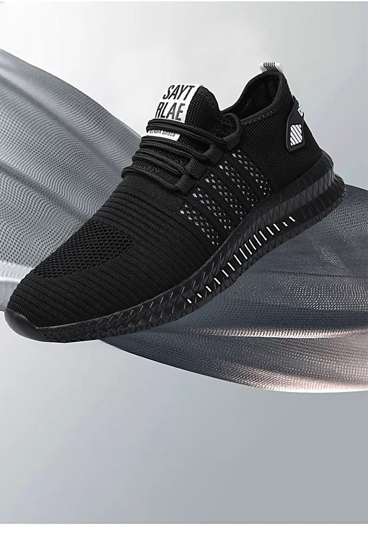 Men's Sneakers Shoes Lightweight Breathable Running Walking Yoga Sports Footwear Soft Sole Lace-up Shoes The Clothing Company Sydney