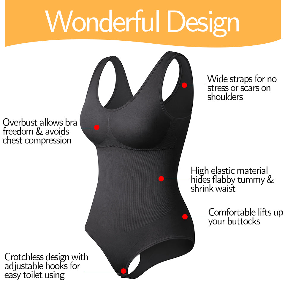 Women Shapewear Bodysuit Waist Trainer Vest Full Body Shaper Bodysuits  Underwear Sexy V Neck Tank Tops The Clothing Company Sydney