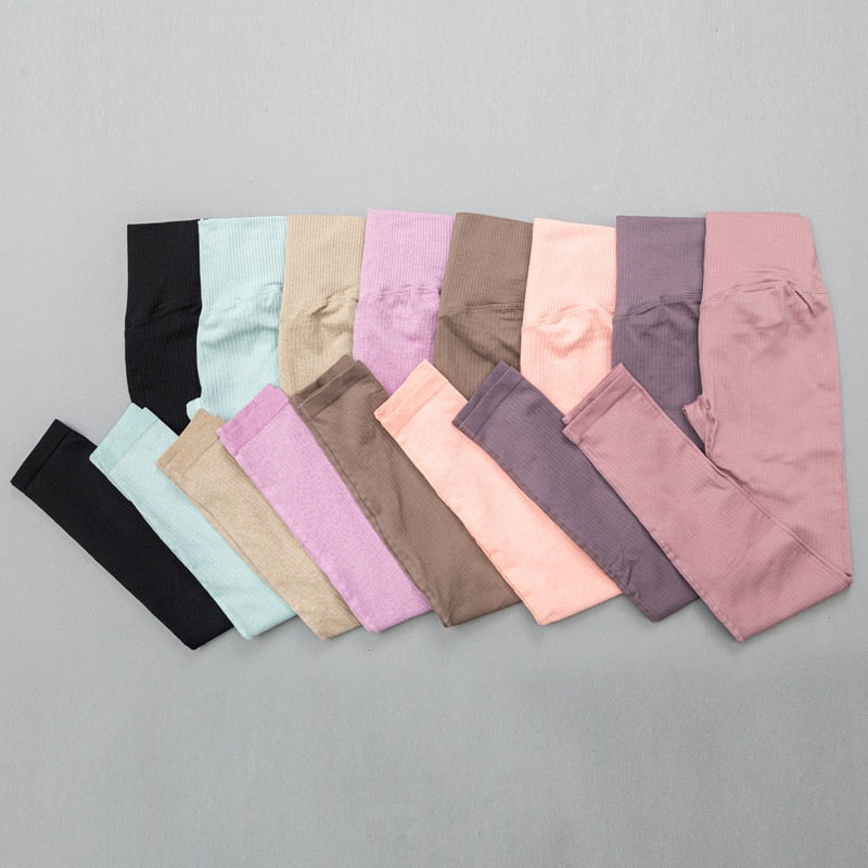 2 Piece High Waist Sports Legging Gym Women's sportswear Seamless Fitness Yoga Suit High Stretchy Workout Padded Sports Bra Leggings Set The Clothing Company Sydney