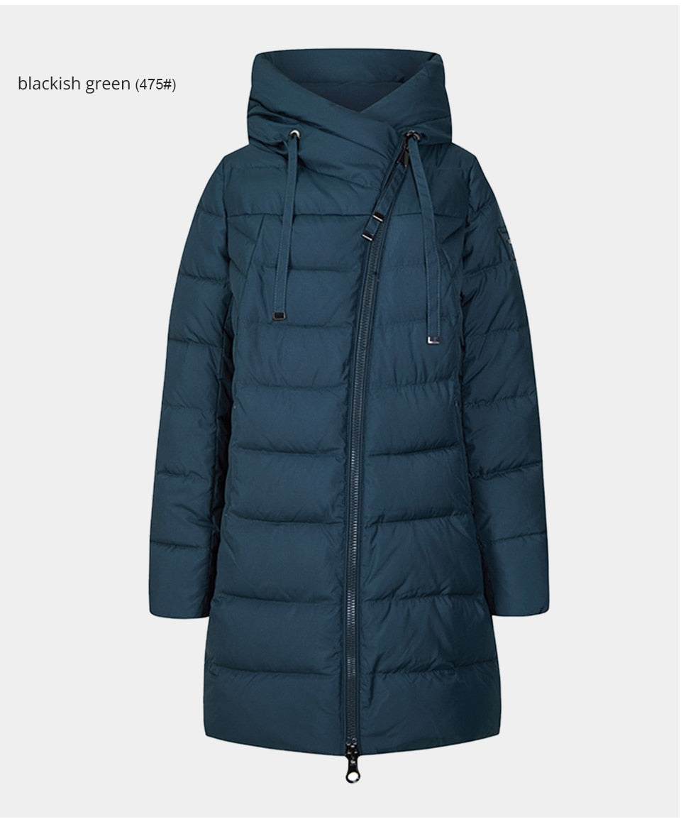 Long Puffer Winter Down Jacket Women's Thick Coat Women Hooded Parka Warm Brand Cotton Blend Jackets The Clothing Company Sydney