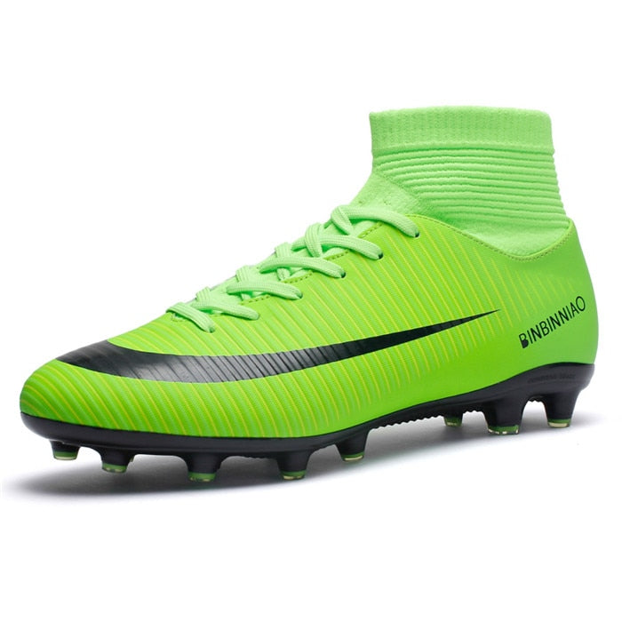 Outdoor Men Women Girls Boys Soccer Shoes Football Boots High Ankle Kids Cleats Training Sport Sneakers The Clothing Company Sydney