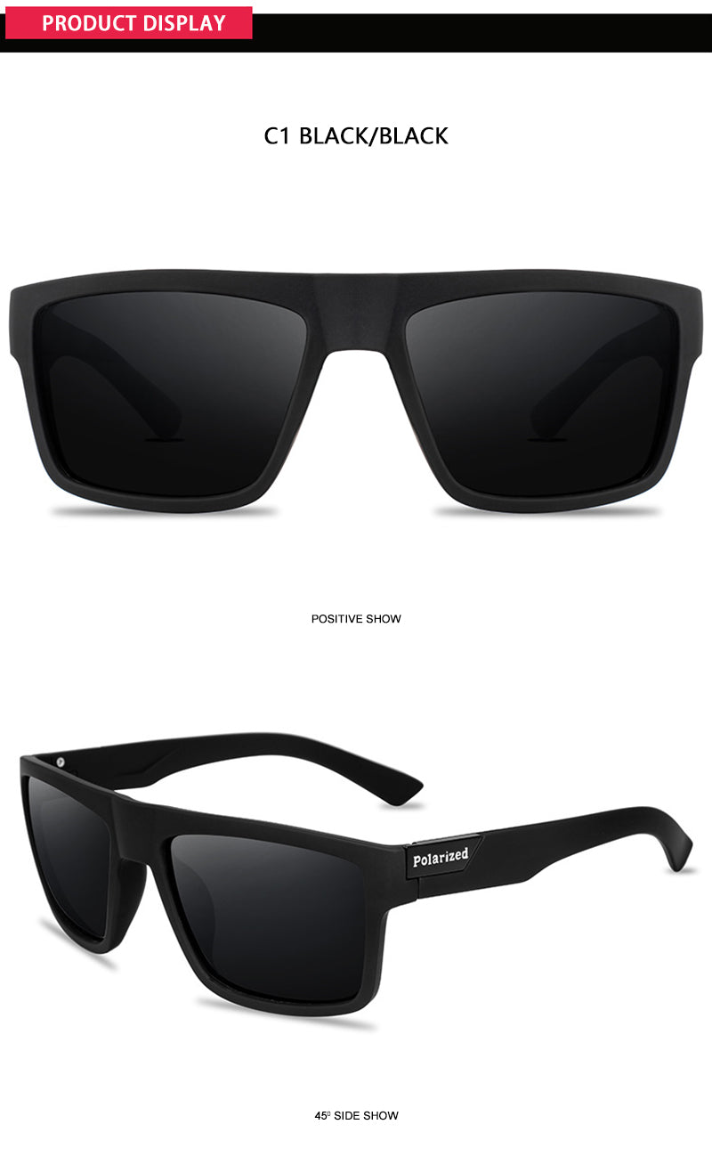 Luxury Polarized Sunglasses Men Women Fashion UV400 Square Male Sun Glasses Vintage Driving Fishing Eyeglasses Sport Shades The Clothing Company Sydney