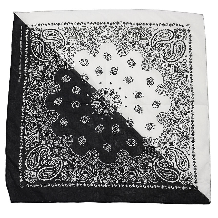 Bandana Head Scarf Unisex Hip Hop cotton Hair Band Neck Scarf Sports Headwear Wrist Wraps Square Scarves Print Handkerchief The Clothing Company Sydney