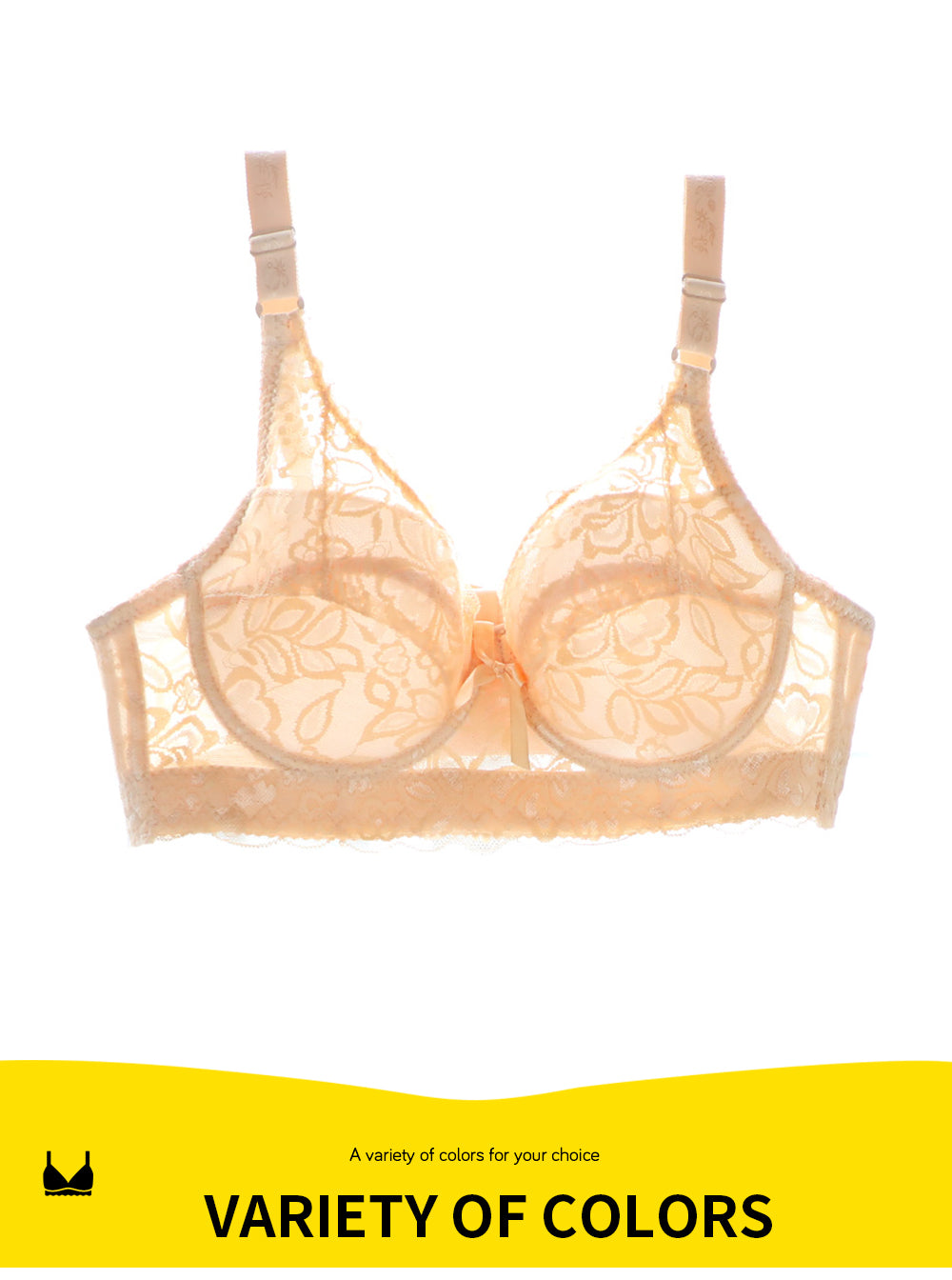 2 Piece Lace Bra Push Up Bras Underwear Bralette Lingerie Plus Size Tops Brassiere BH Backless Bras The Clothing Company Sydney