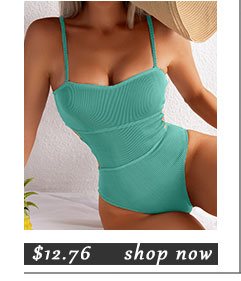 2 Piece Ribbed Bikini Women Swimsuit High Waist Swimwear V-neck Biquini Push Up Bathing Suit Women Black Bikini Set The Clothing Company Sydney