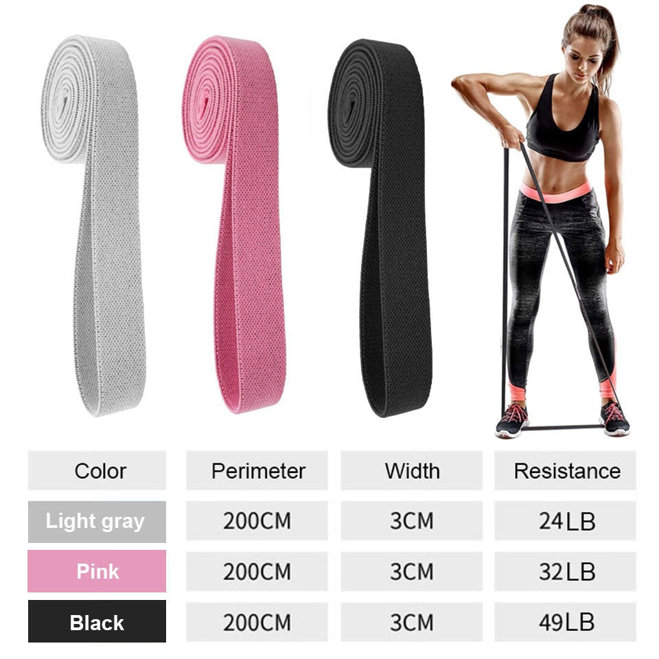 Durable Circle Band Yoga Anti-slip Gym Fitness Rubber Band Exercise Braided Elastic Band Hip Lifting Resistance Band The Clothing Company Sydney
