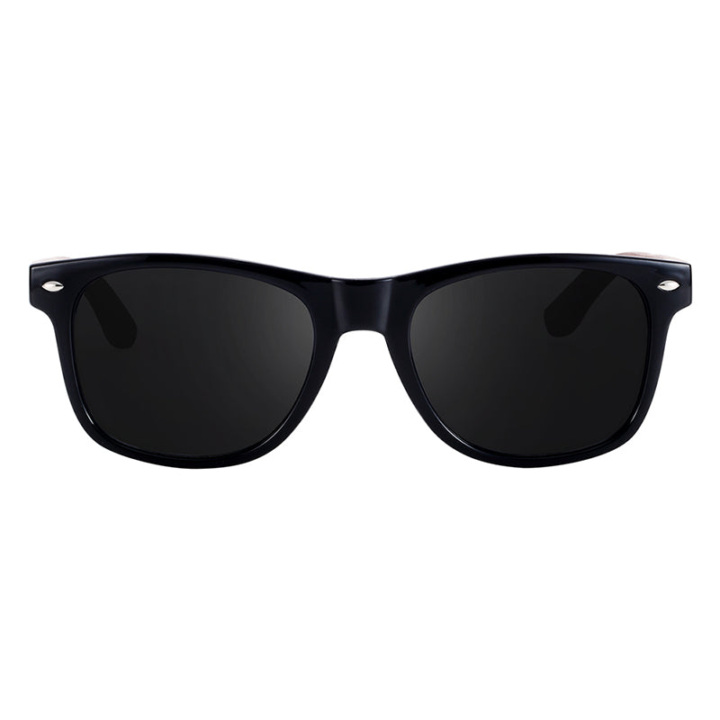 Designer Black Walnut Wood Polarized Sunglasses Men Glasses UV400 Protection Eyewear The Clothing Company Sydney