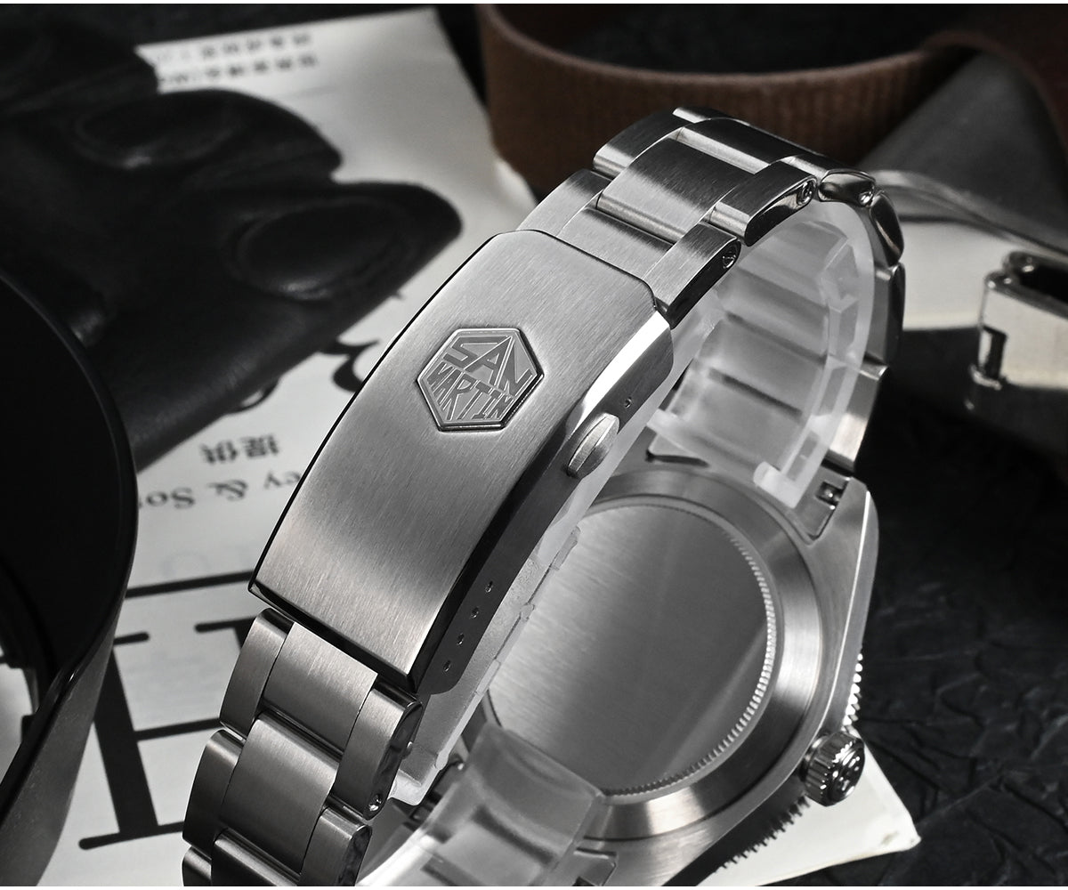 San Martin Luxury Men's Ladies Unisex 40mm Diver BB58 Vintage Automatic Business Wristwatche End Links Sapphire 20 Bar Watch The Clothing Company Sydney