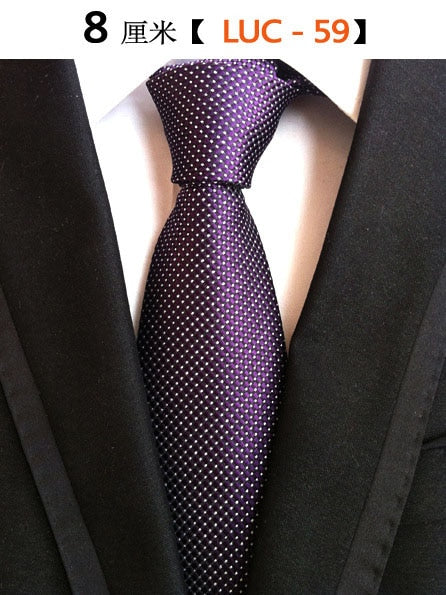 8cm Men's Tie Silk Plaids Floral Luxury Necktie Striped Ties For Men Business Formal Wedding Accessories Tie The Clothing Company Sydney