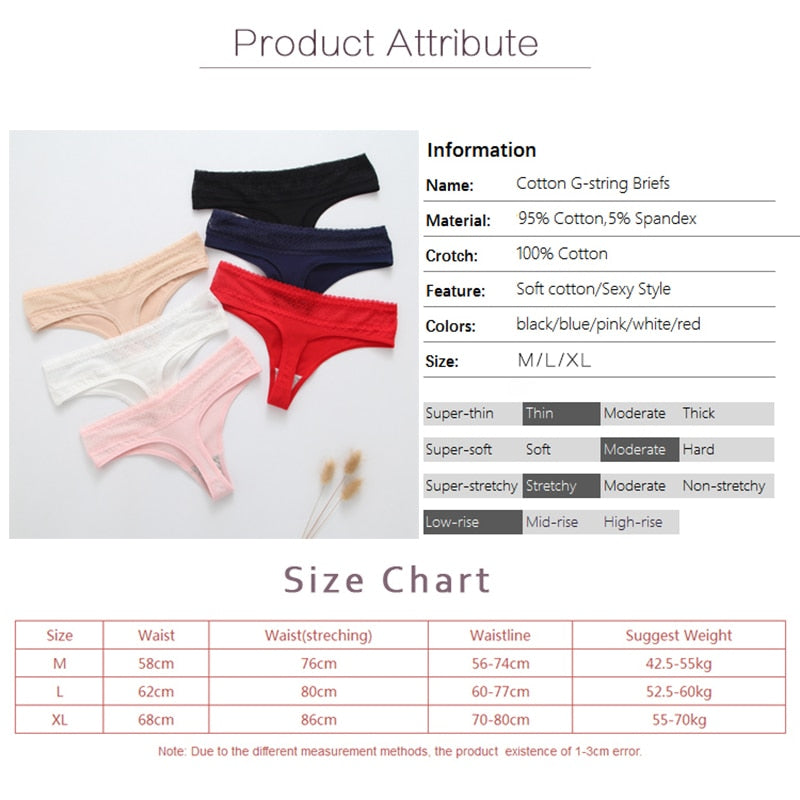 Black/White Lace Thong G-String Underwear Women Lingerie Seamless Panty Intimates Hollow Out Briefs Panties The Clothing Company Sydney