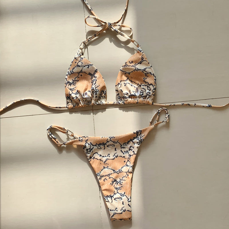 2 Piece Leopard Print Bikini Set Beach Outing Swimming Swimwear Thong Bikini  Swimsuits The Clothing Company Sydney