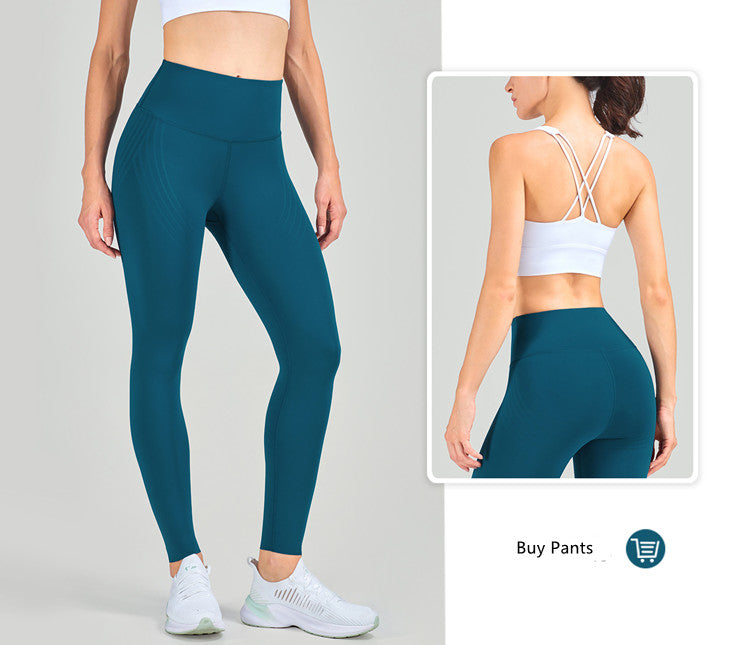 Lycra Fabric Striped Yoga Pants Women High Waist Fitness Leggings Push Up Hips Tight Sports Trousers The Clothing Company Sydney