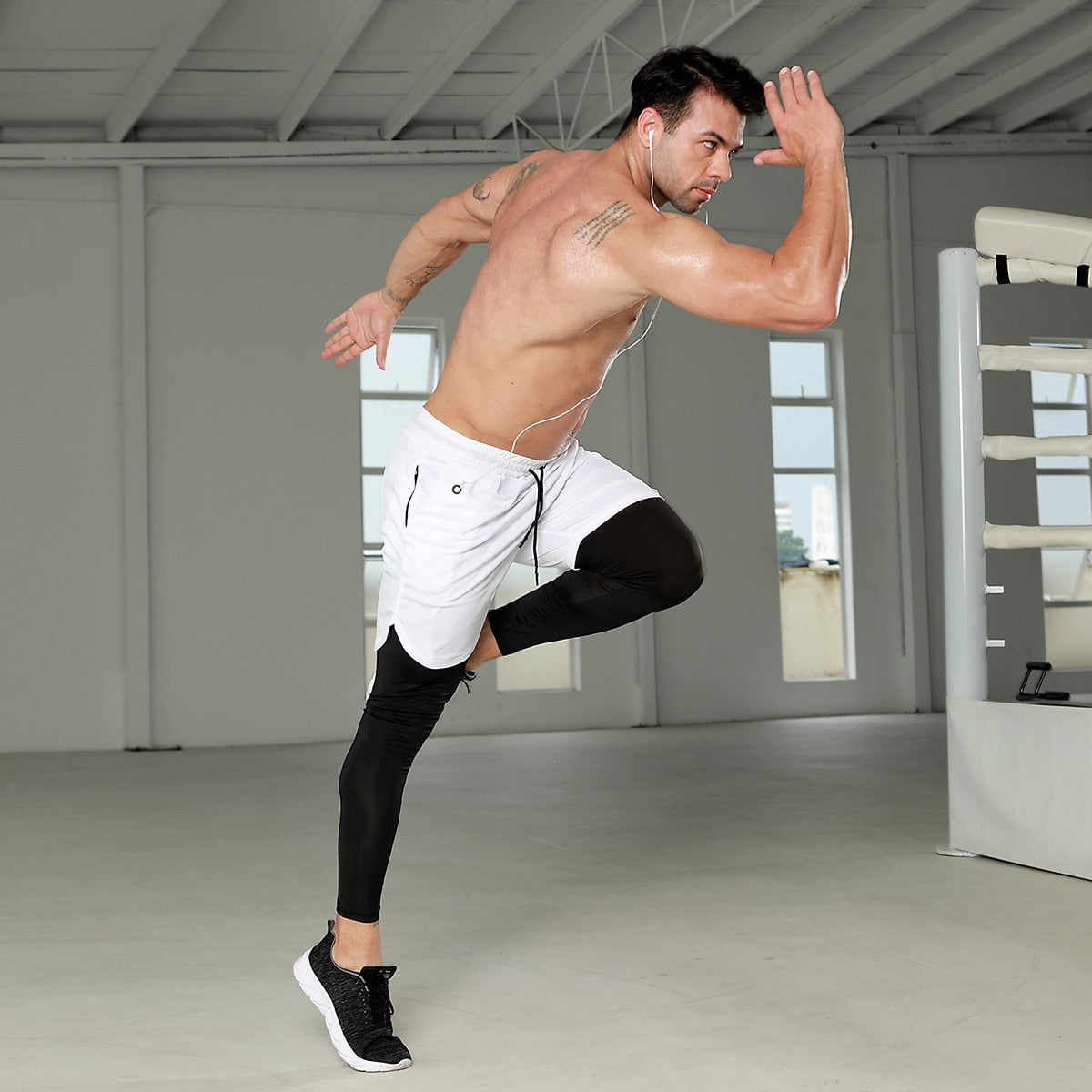 Men's Gym Pants Outdoor Tights Double-Layer Quick Drying Bodybuilding Casual Fitness Running Workout Basketball Sweatpants The Clothing Company Sydney