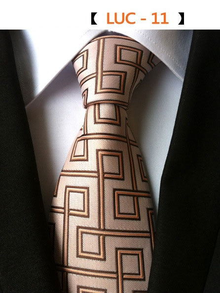 8cm Men's Tie Silk Plaids Floral Luxury Necktie Striped Ties For Men Business Formal Wedding Accessories Tie The Clothing Company Sydney