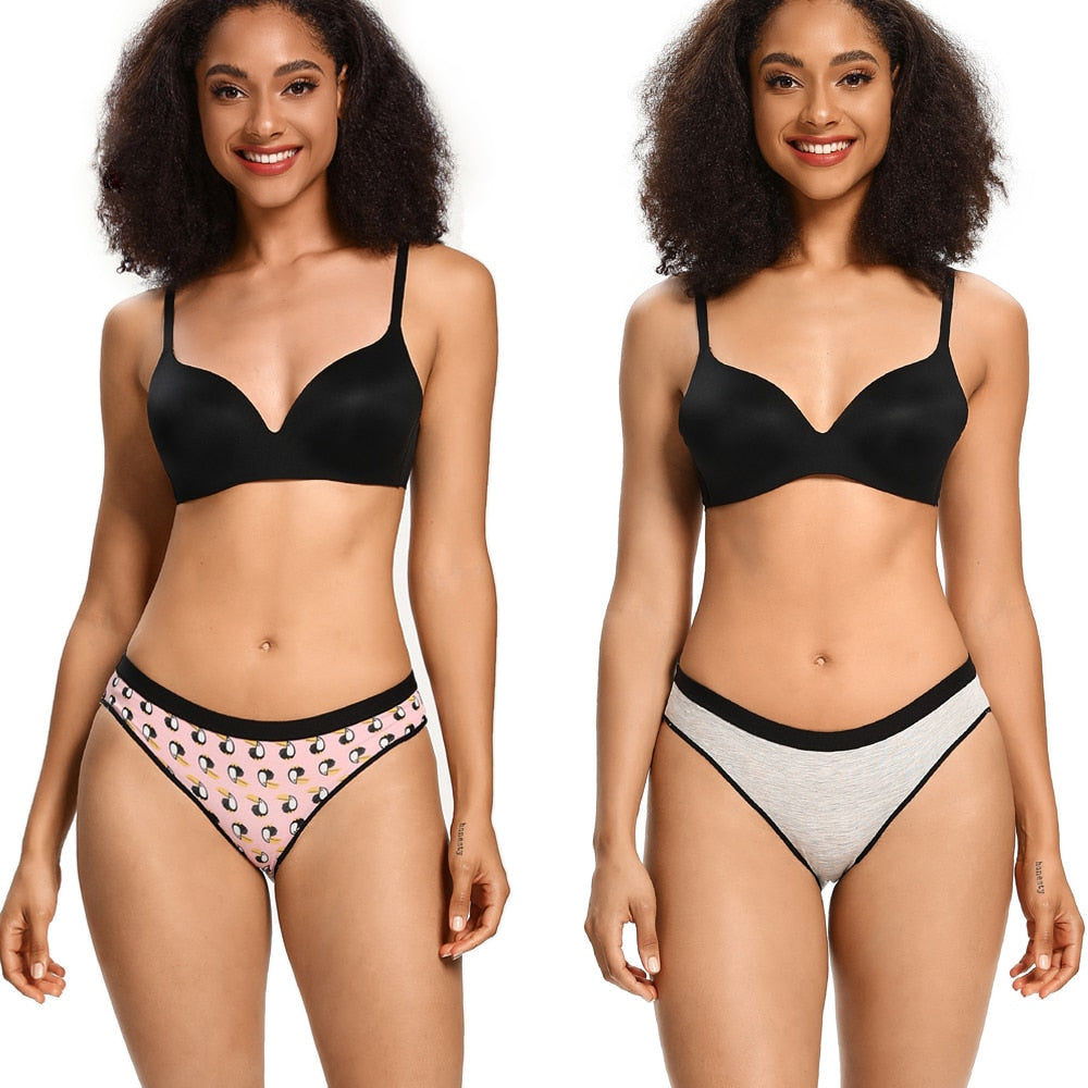 Black Lingerie Women´s Cotton Panties Underwear Briefs Soft Underpants Plus Size High Waist The Clothing Company Sydney