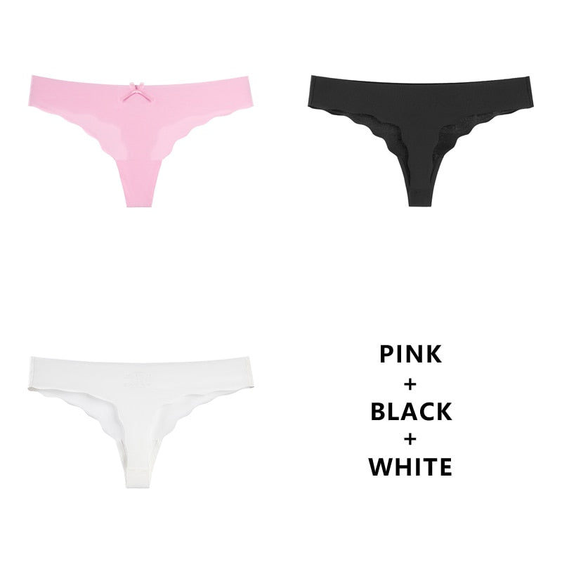 3 pack Seamless Panty Set Underwear Comfort Intimates Fashion Ladies Low-Rise Briefs Panties Lingerie The Clothing Company Sydney