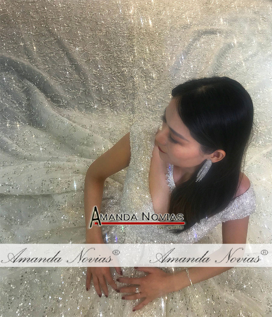 Heavy beading luxury wedding dress wedding gown bridal dress The Clothing Company Sydney