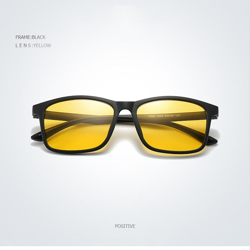 Light Weight TR90 Men Sun Glasses Classic Square Polarized Sunglasses For Male High Quality Driving Eyewear UV400 The Clothing Company Sydney