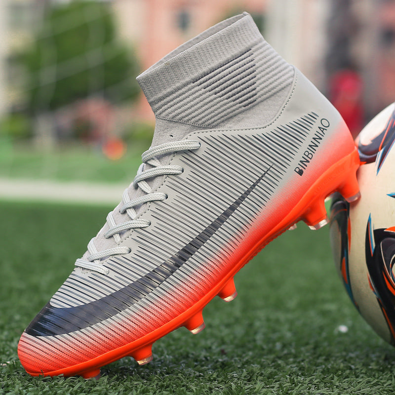 Outdoor Men Women Girls Boys Soccer Shoes Football Boots High Ankle Kids Cleats Training Sport Sneakers The Clothing Company Sydney