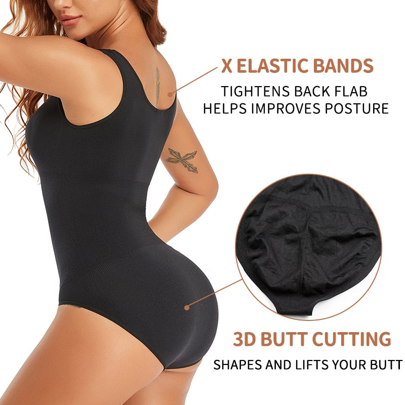 Bodysuit Shapewear Seamless Body Shaper Tummy Control Corset Top Women's Sheath Waist Trainer Abdomen Shaper The Clothing Company Sydney