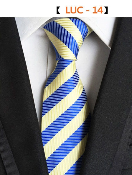 8cm Men's Tie Silk Plaids Floral Luxury Necktie Striped Ties For Men Business Formal Wedding Accessories Tie The Clothing Company Sydney