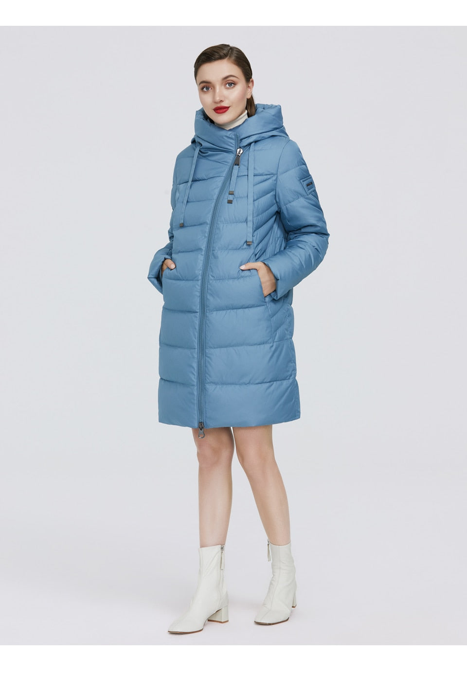 Long Puffer Winter Down Jacket Women's Thick Coat Women Hooded Parka Warm Brand Cotton Blend Jackets The Clothing Company Sydney